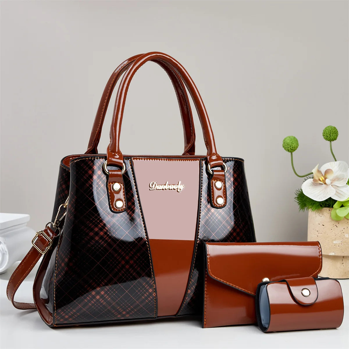 3Piece Set Women's Bag Trendy Fashion Niche