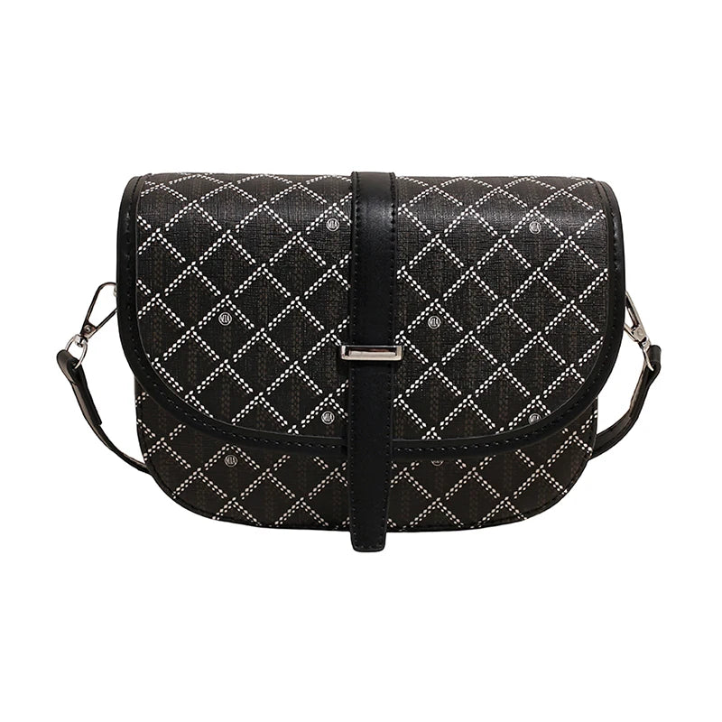 Trendy Luxury Vintage Leather Handbag High-End Crossbody Bag