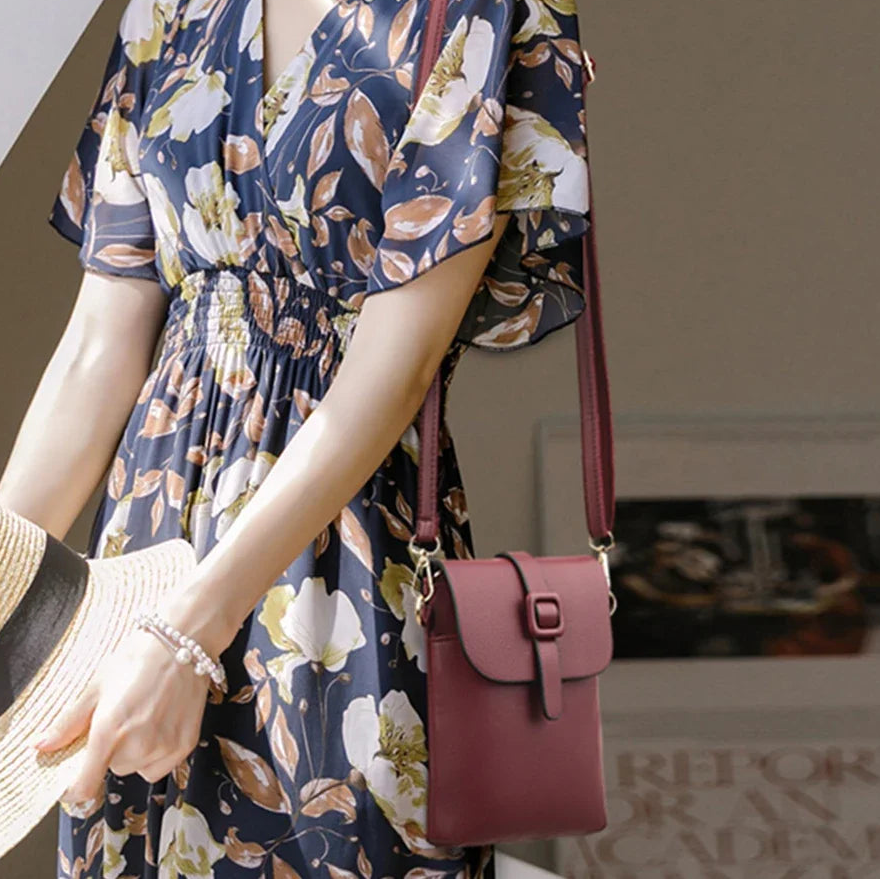 Small Flap Shoulder Crossbody Bag Luxury Design Phone Sac