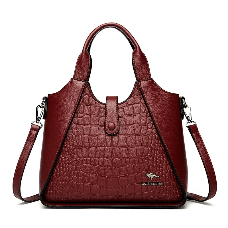 Fashion Trend Women's Handbag High Quality Soft Leather Shoulder Tote Bags