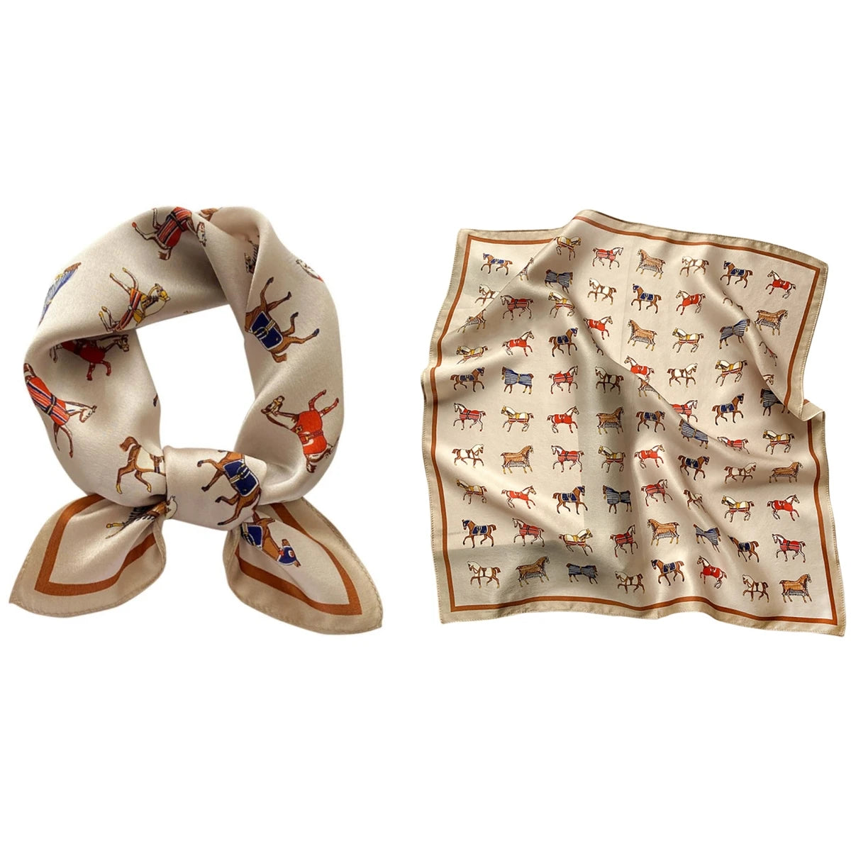 Women 100% Mulberry Real Silk Scarf 53cm