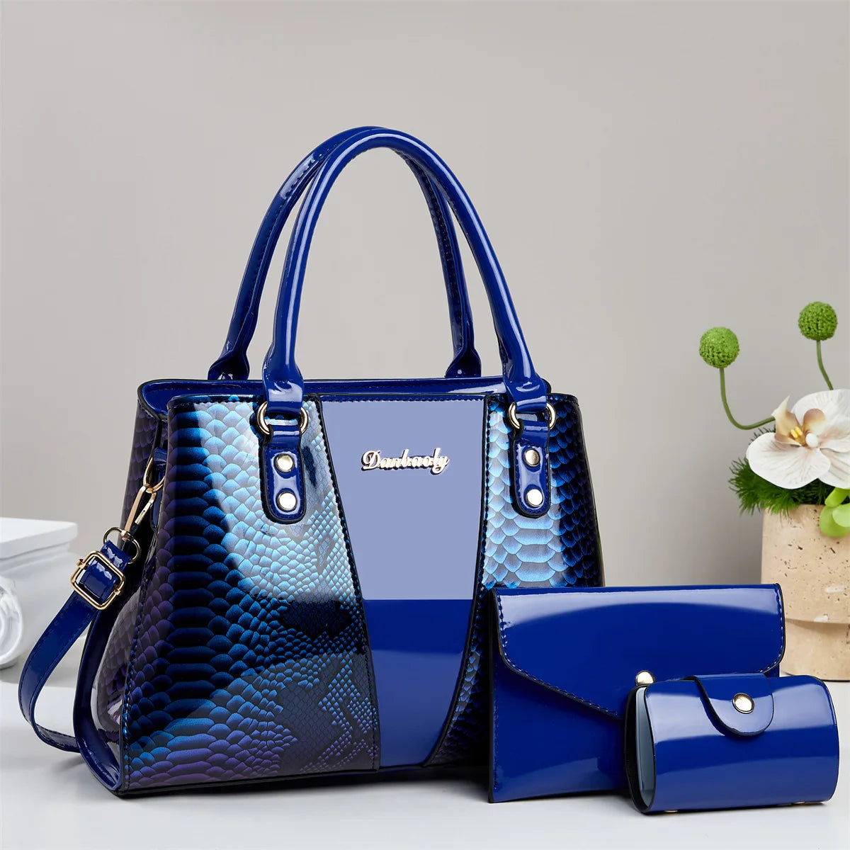 3Piece Set Women's Bag Trendy Fashion Niche