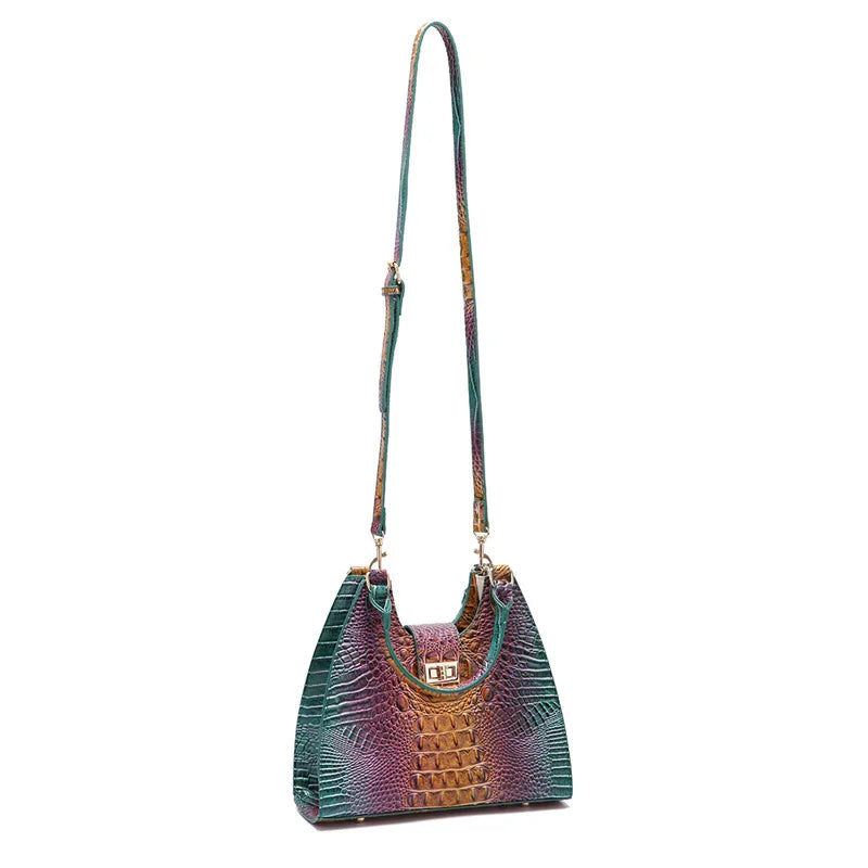 Women Vintage PU Leather Crossbody Handbag Fashion Design Shoulder Messenger Bag