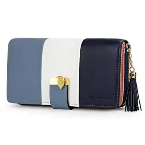Latest Fashion Zipper Wallets large capacity Purses PU Leather Billfold Wallet