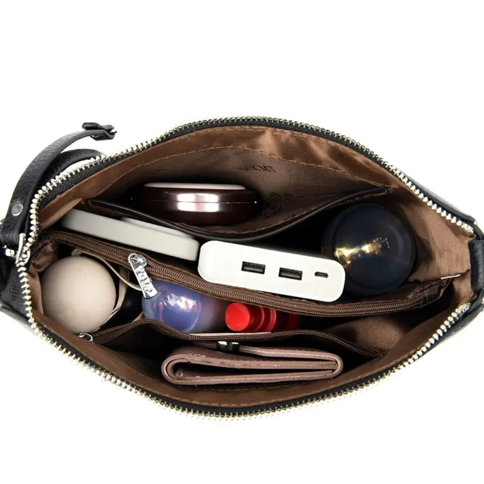 Genuine Leather Shoulder Bag Luxury Design Crossbody Bag