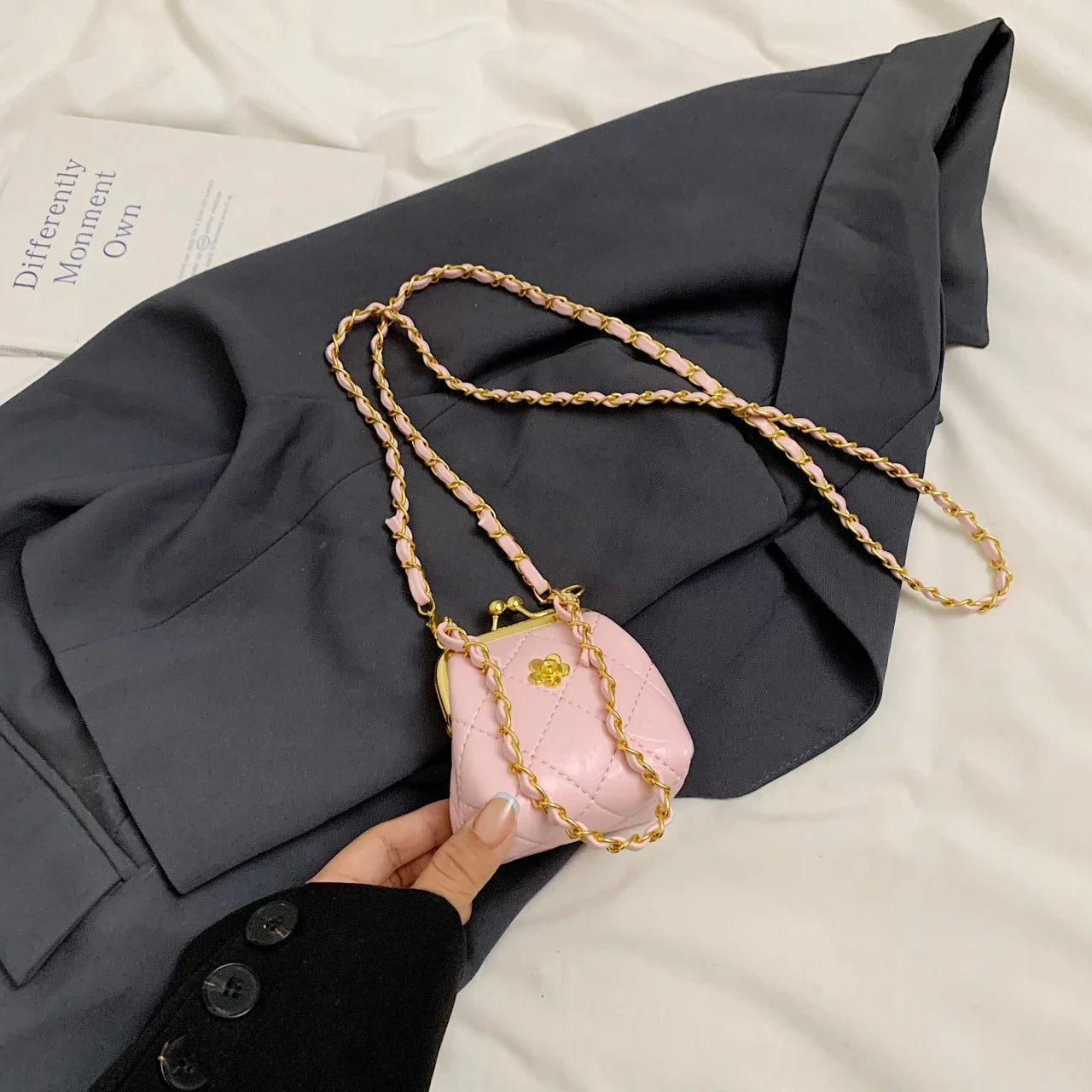 Super Mini Crossbody Bag Luxury Design Coin Purse