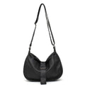 Stylish Genuine Leather Shoulder Bag Multi Pockets Satchel