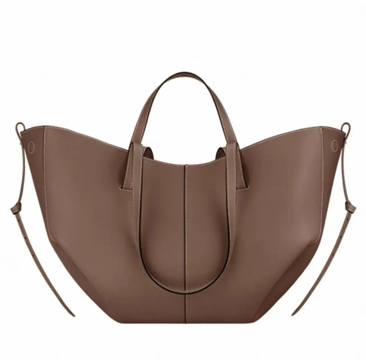 Single-shoulder tote bag genuine leather underarm bag
