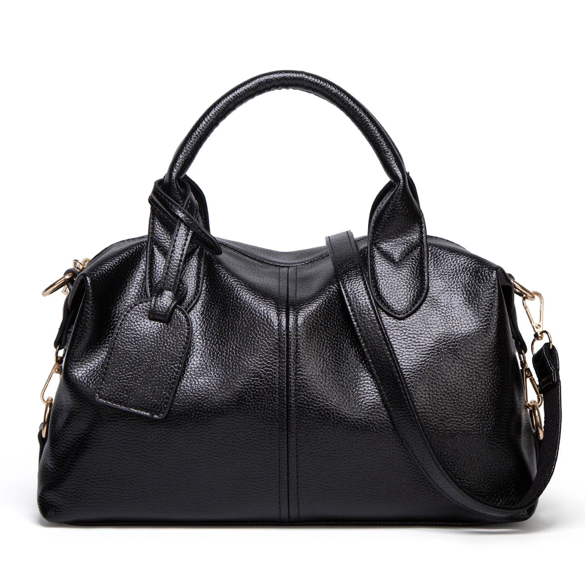 Fashionable And Elegant Large-Capacity Oil Wax Leather Handbag Crossbody Bag