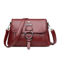 Single Shoulder Bag PU Soft Leather Texture Women's Bag Large Capacity Crossbody
