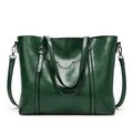Shoulder Bag Oil Wax Leather Tote Crossbody Bag Satchel
