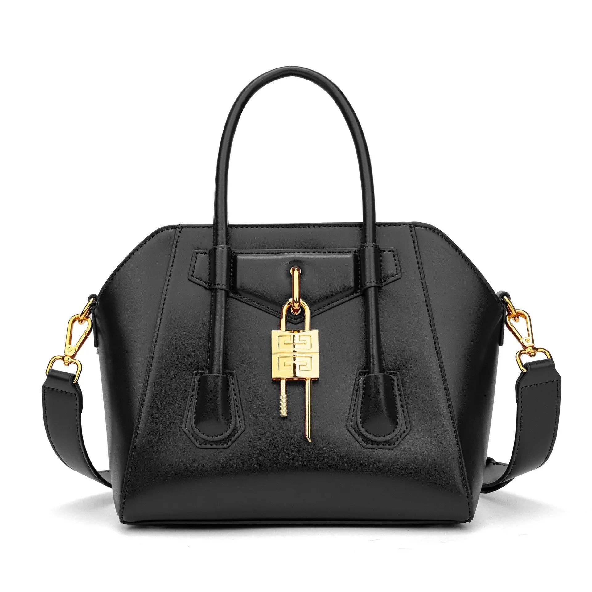 Elegant Solid Color High-End Fashion Luxury Messenger Tote