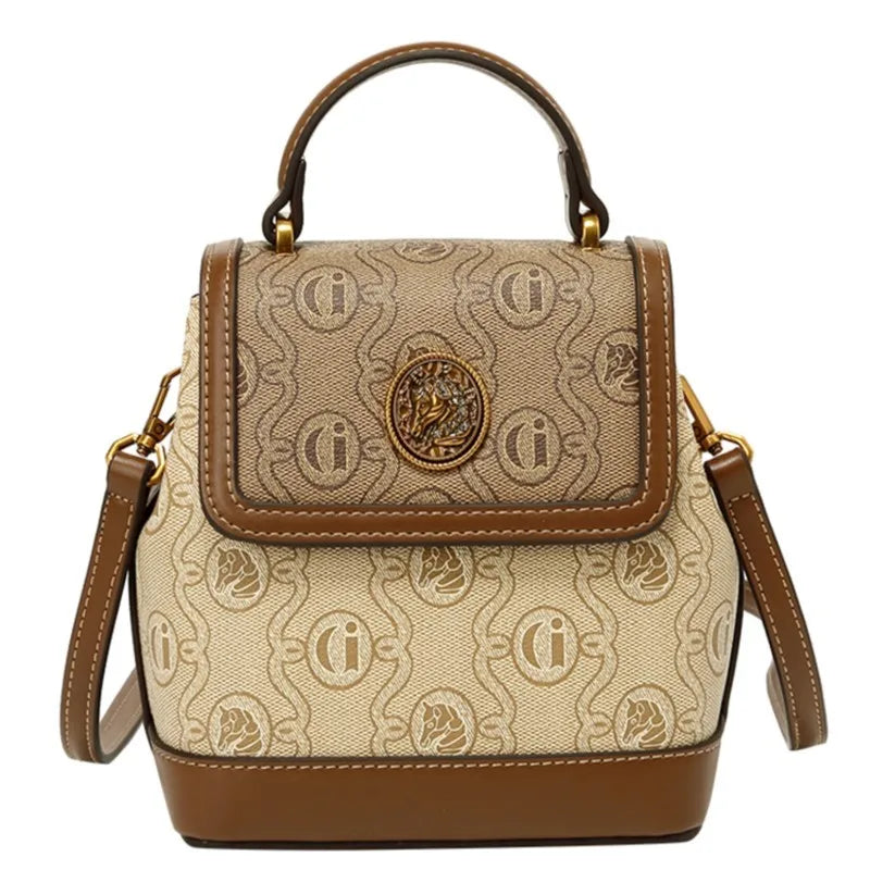 Fashionable High Quality Texture Niche Mini Travel Backpack Bag