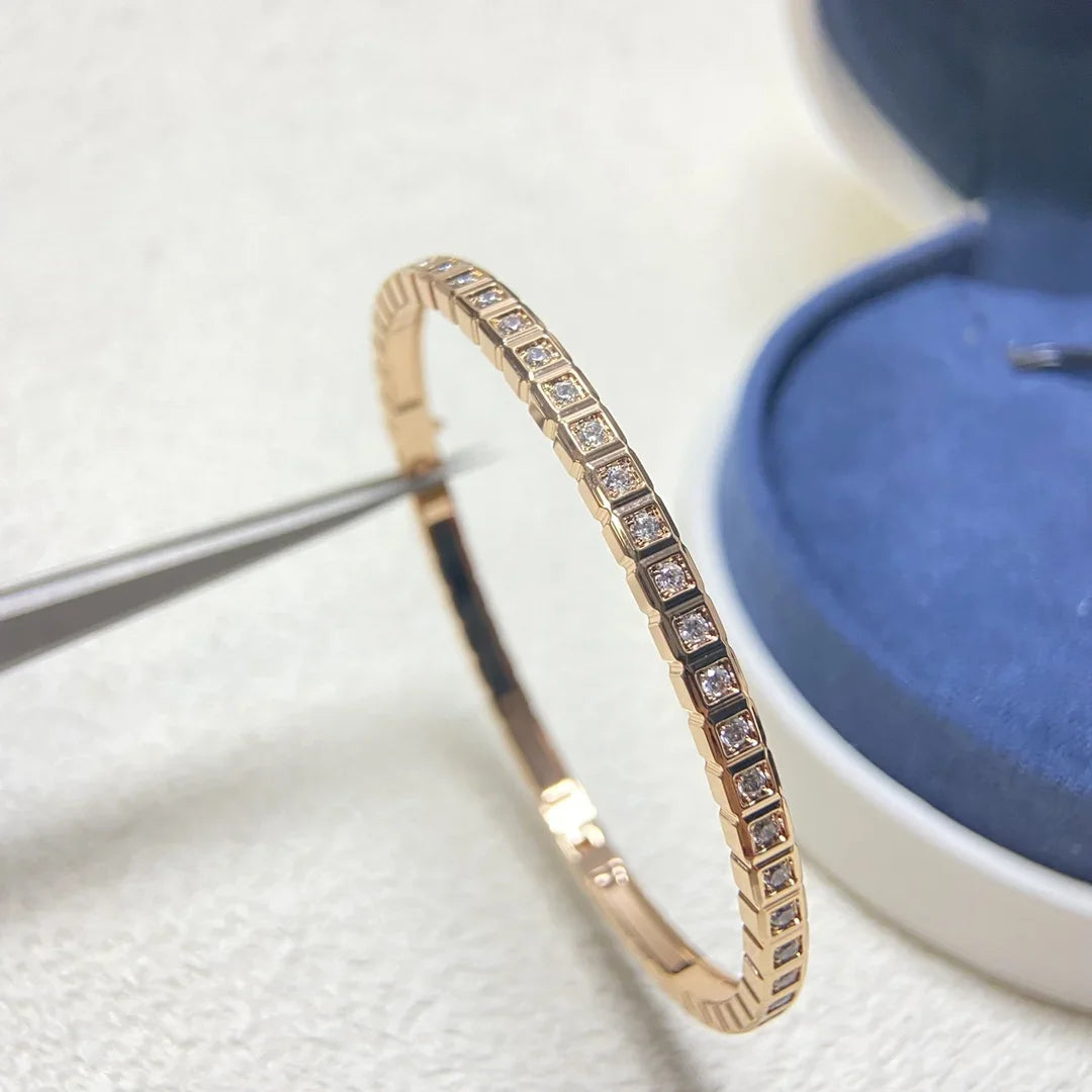 High Quality Pave AAA Zircon Bangle Bracelet Jewelry