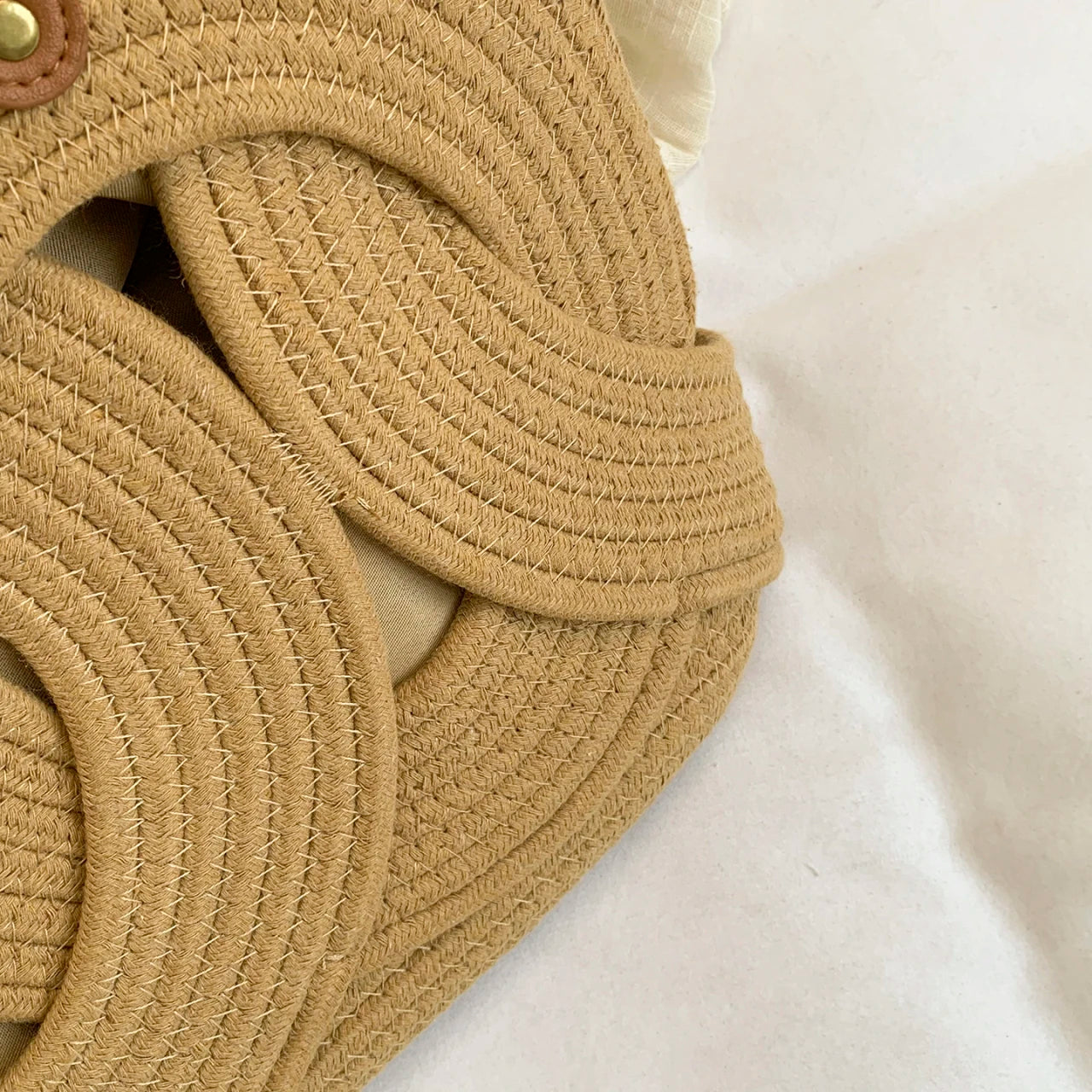 Fashionable Woven Straw Tote Bag Large Capacity Handbag