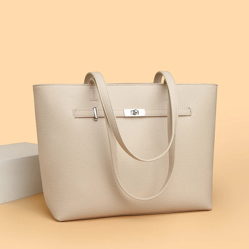 Elegant Leather Shoulder Bag Women Crossbody Messenger Handbags Timeless Design