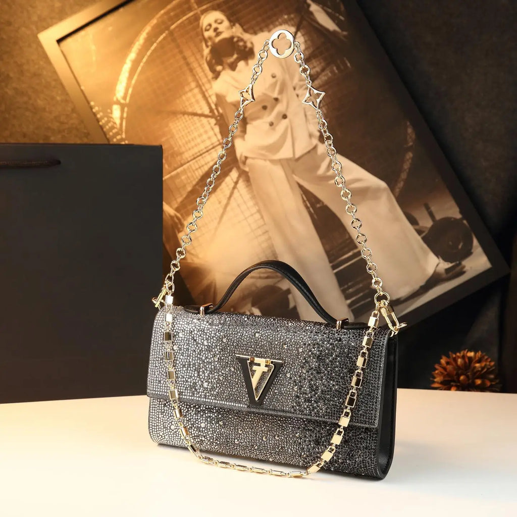 Elegant Leather Classic Design Large Capacity Bag Luxury Clutch