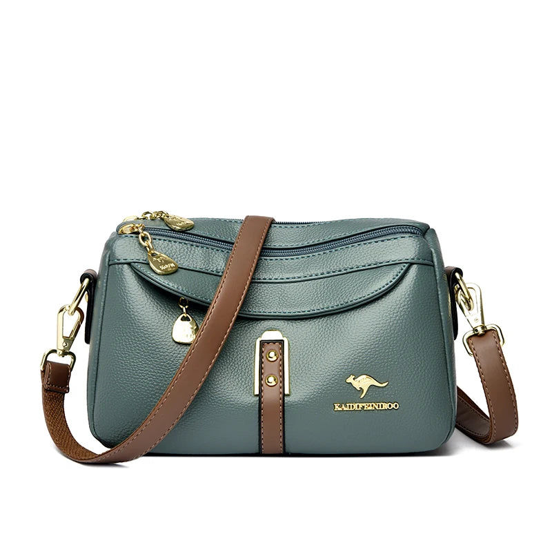 Genuine Brand Top Quality Leather Luxury Handbag Shoulder Crossbody Bags for Women