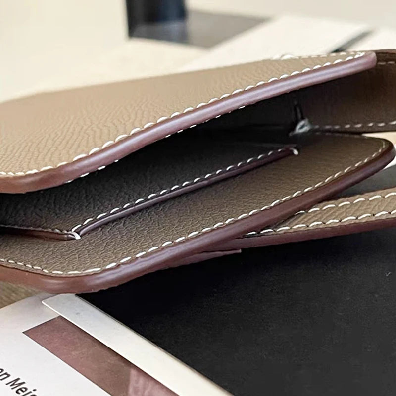 Luxury Design Phone Bag Woman Portable Genuine Leather Cross-body Bag Wallet