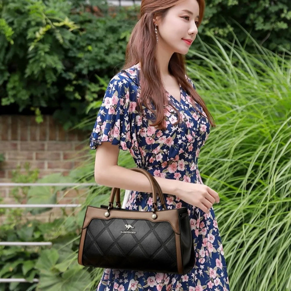 Top Quality Leather Hand Shoulder Bag for Women Luxury Handbag
