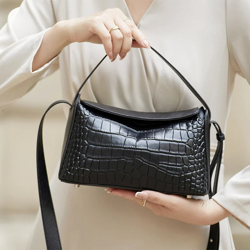 High Quality Genuine Leather Crossbody Messenger Bag