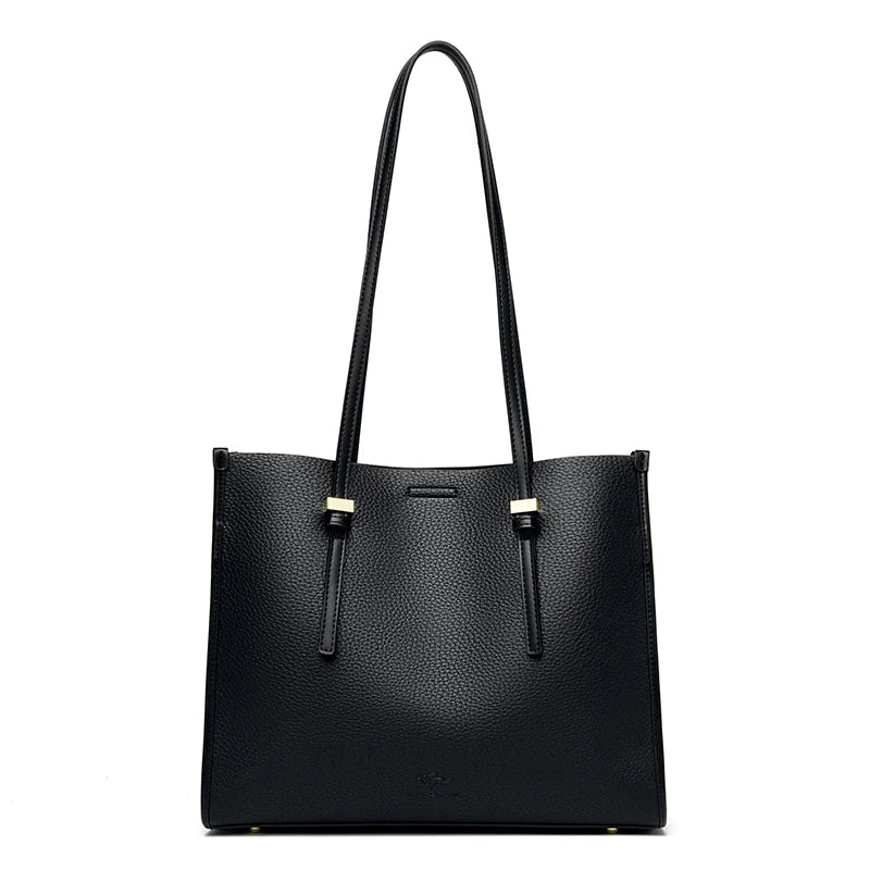 Large Capacity Tote Bags High Quality Soft Leather Luxury Handbag
