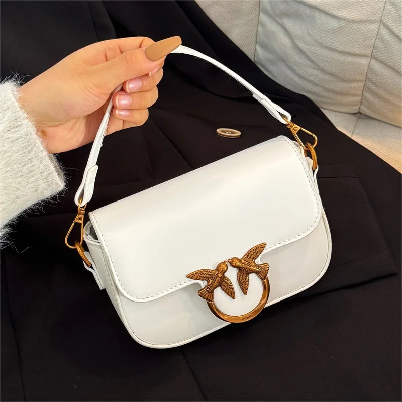 High-end Crossbody Handbag Leather Tote Trendy Design