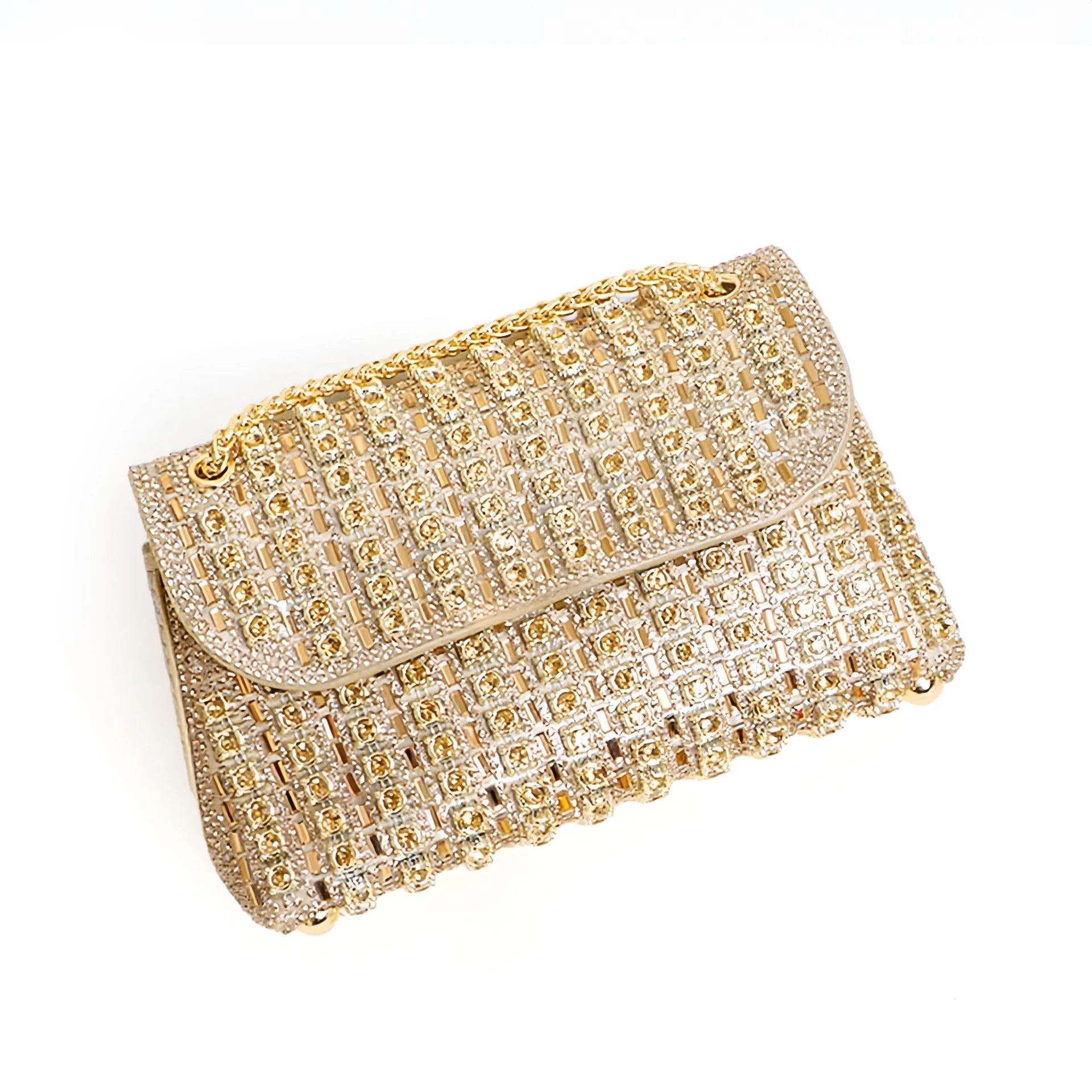 Multi-color Square Evening Bag Clutch Luxury Shoulder Bag