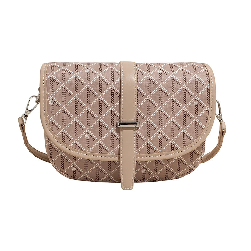 Trendy Luxury Vintage Leather Handbag High-End Crossbody Bag