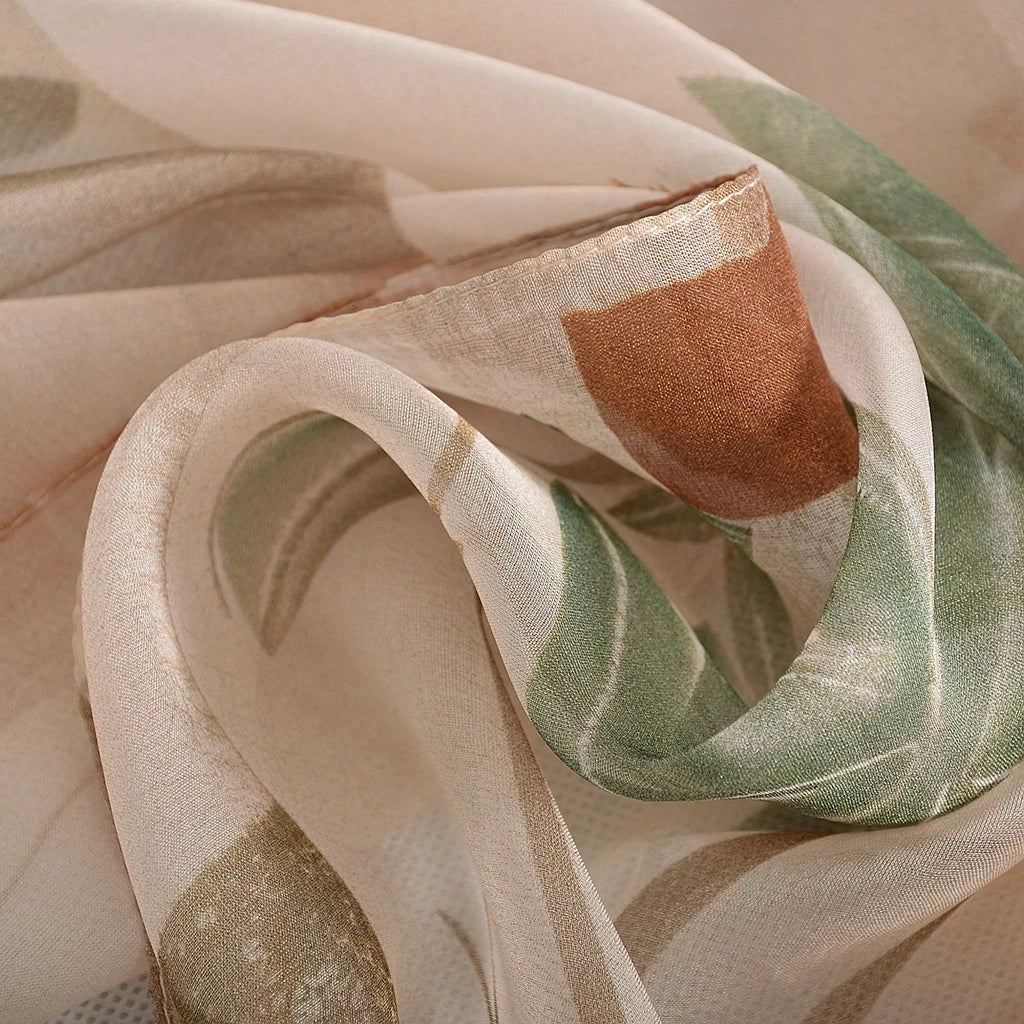 Chiffon Pure Silk Ladies Scarf Long 100% Silk Shawl