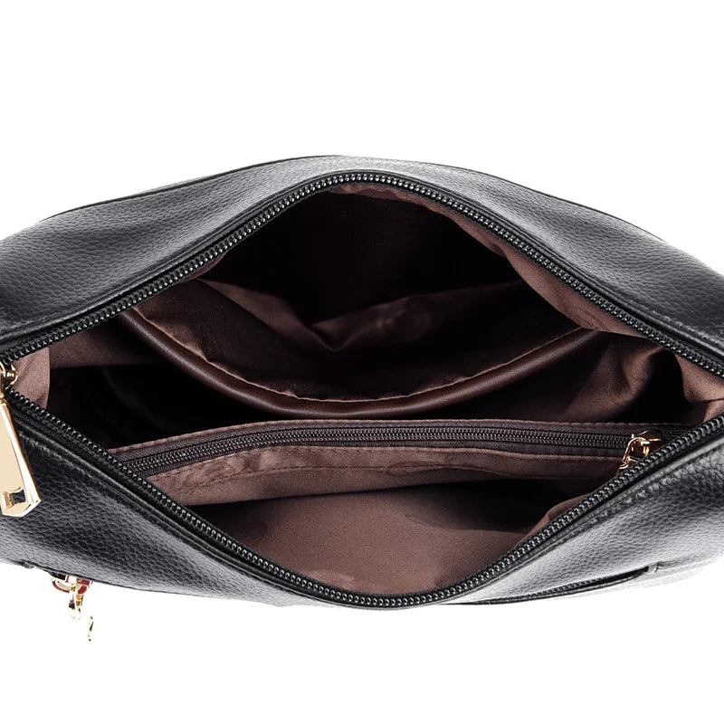 Fashionable Soft Genuine Leather Shoulder Bag for Women