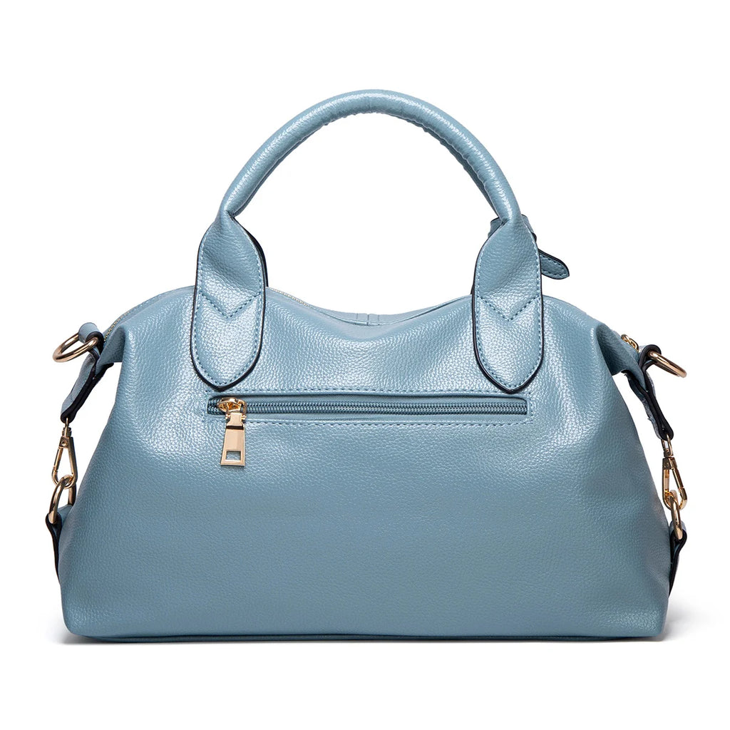 Fashionable And Elegant Large-Capacity Oil Wax Leather Handbag Crossbody Bag