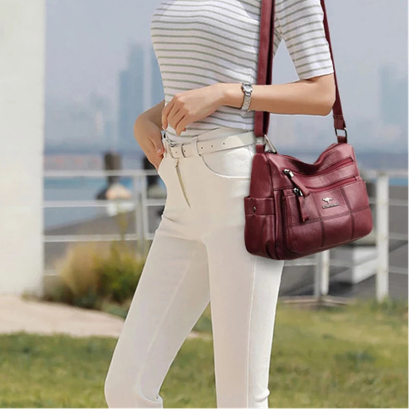Genuine Brand Leather Sac Luxury Handbags Women Bags Shoulder Messenger Bags