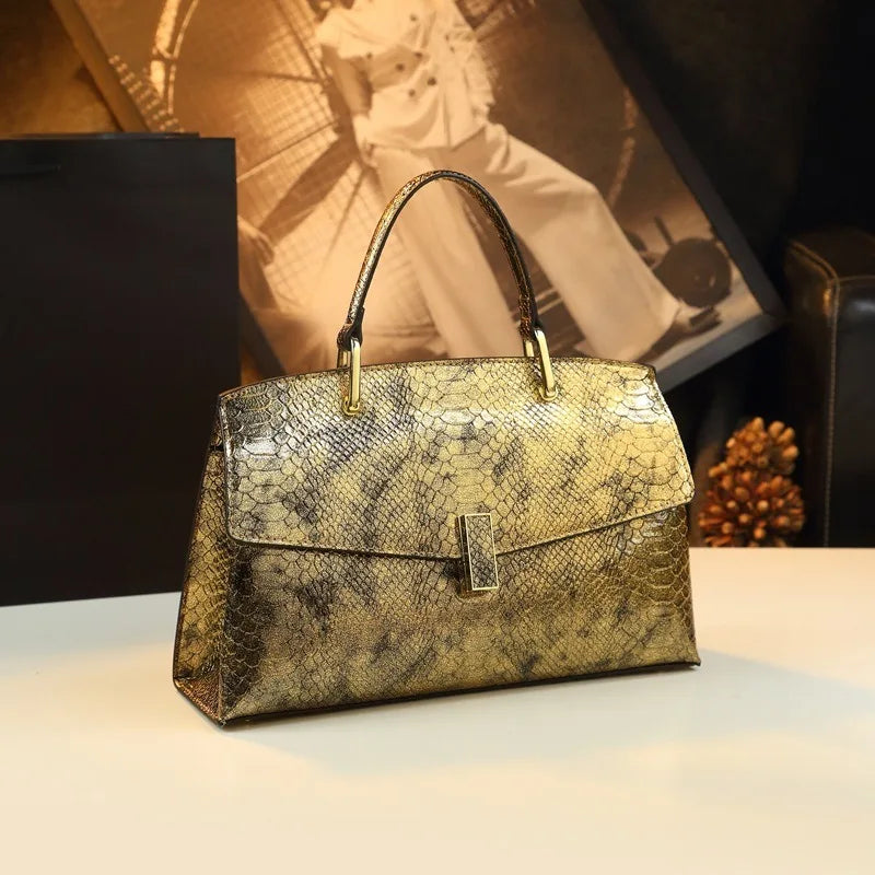 Fashionable elegant high-end shell-shaped women's bag single shoulder messenger bag