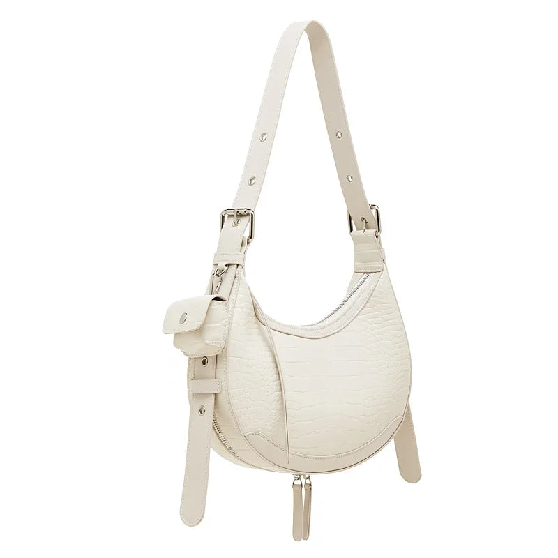 Genuine leather Crossbody Bag Fashion Crocodile Pattern Handbag