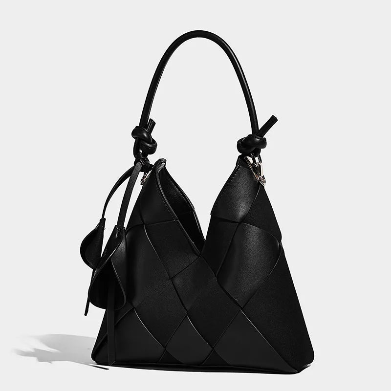 Luxury Women's Hand Woven Crossbody Bag Retro High-End Fashion
