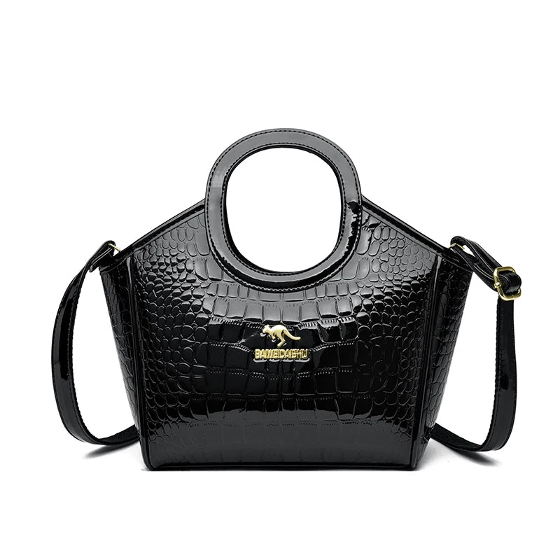 Luxury Designer Purse Handbag Patent Leather Crossbody