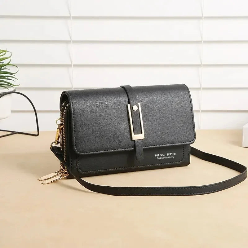 PU Women's Mobile Phone Bag Fashionable Multifunctional Women's Bag Trendy
