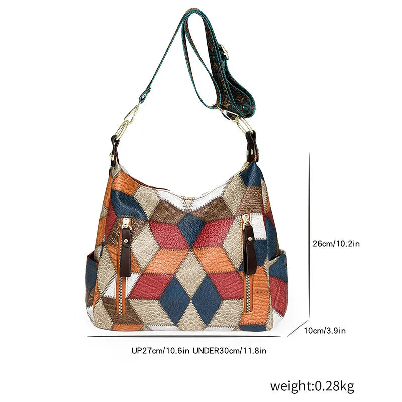 Women Bag Soft PU Leather Purse Quality Shoulder Messenger Bag Large Capacity