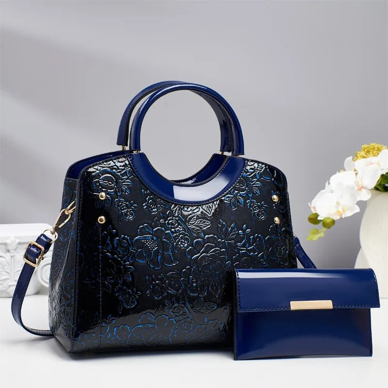 Casual Tote Bag Luxury Leather Handbags Purse Messenger Bag