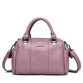 Urban Minimalist Women's Shoulder Bag Splicing Handbag Soft Polyester Lining Tote Bag