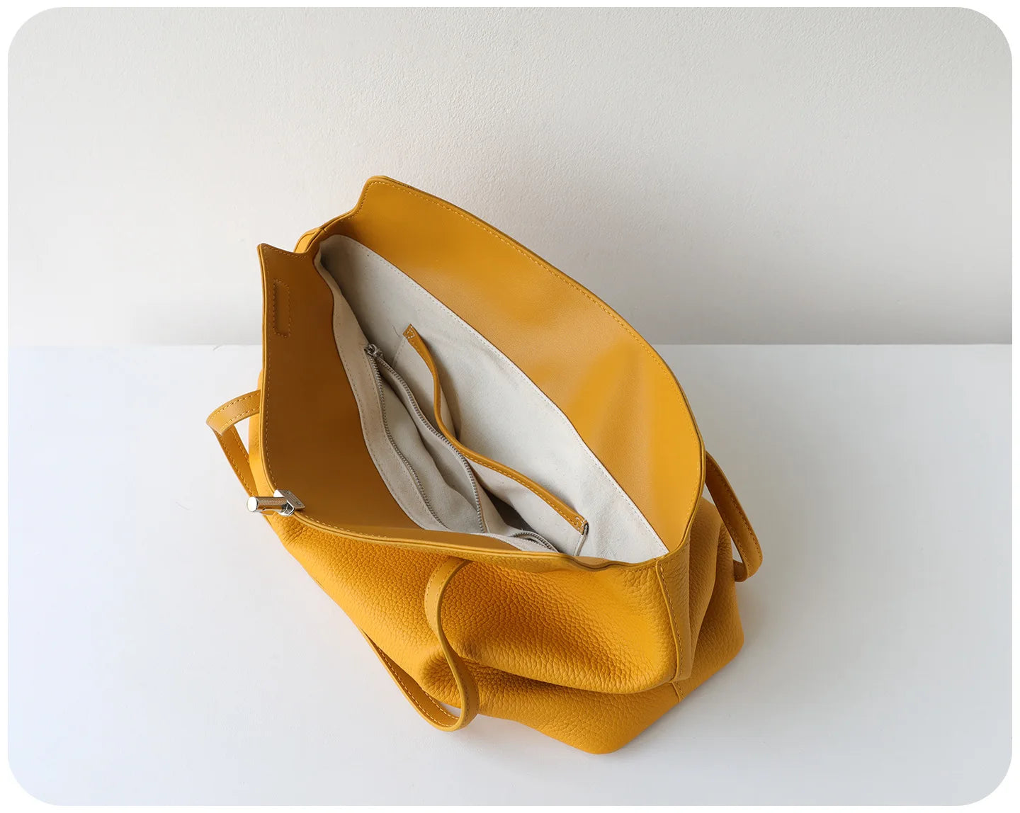 Genuine Leather Tote Bag Large Capacity Shoulder Bag