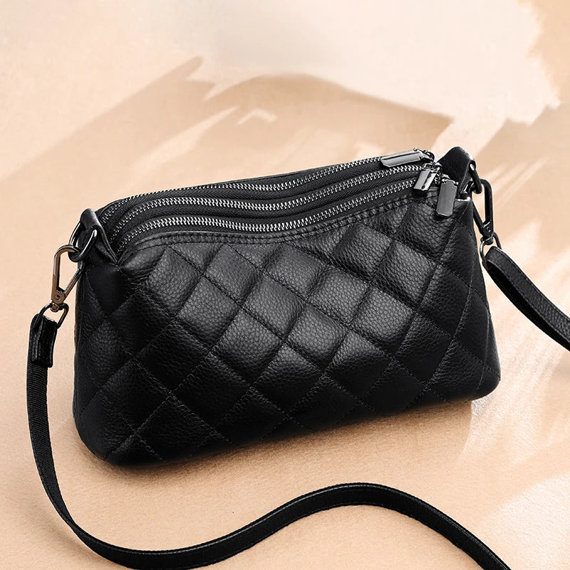 Genuine Leather Tote Luxury Soft Shoulder Crossbody Bag