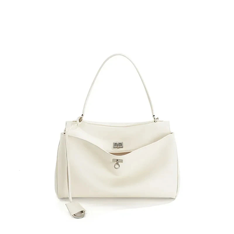 Designer luxury leather multi-specification handbag, large-capacity tote bag