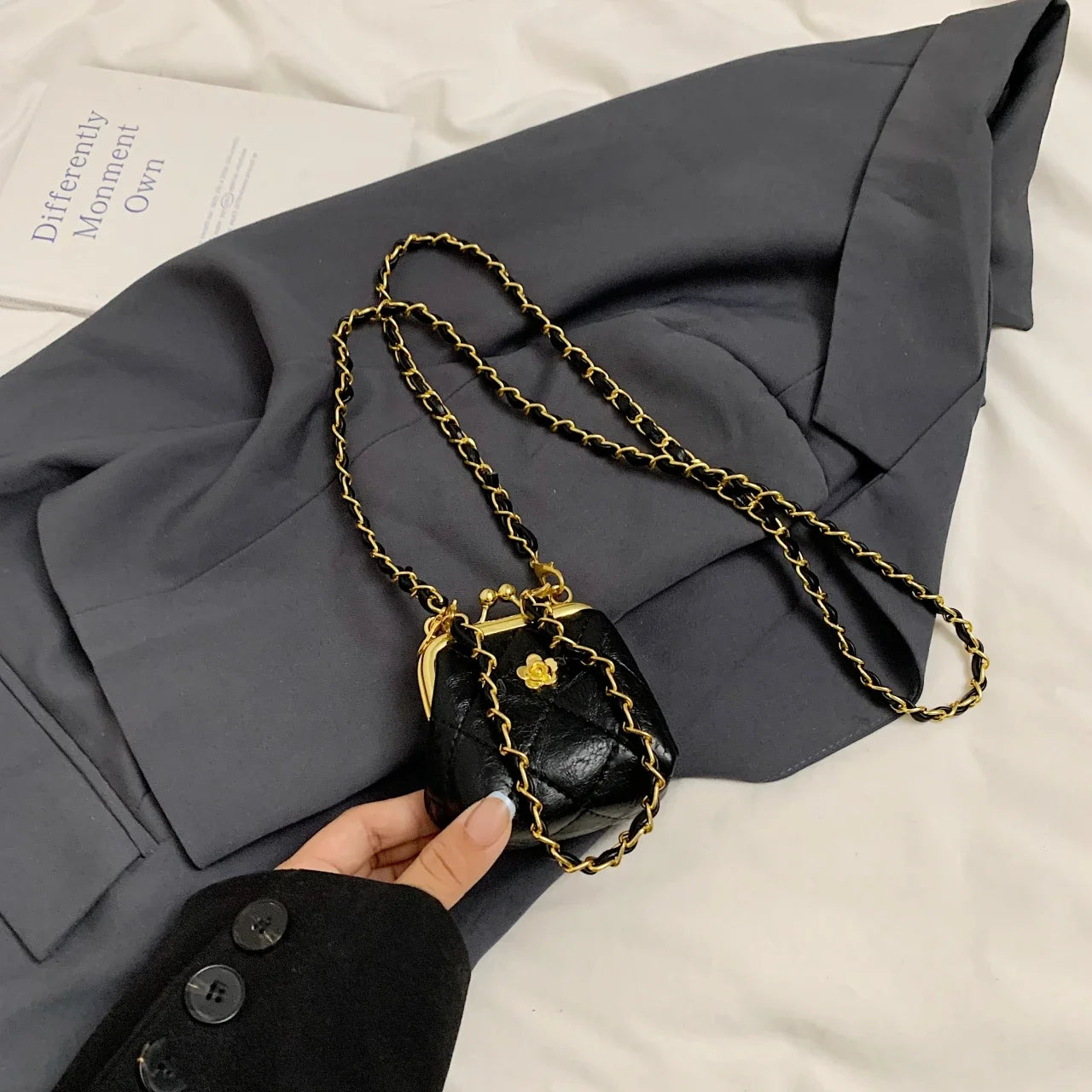 Super Mini Crossbody Bag Luxury Design Coin Purse