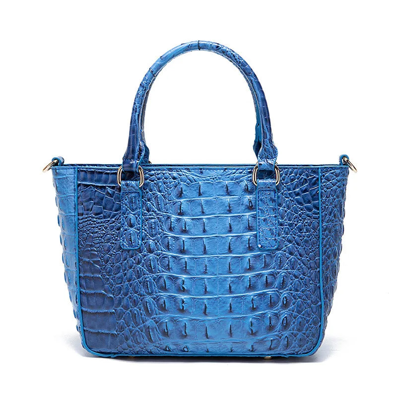 Crocodile Pattern Crossbody Bag Fashion Design Luxury Bag