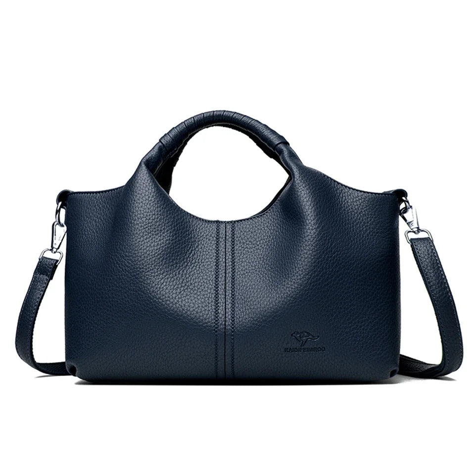 High Quality Soft Leather Handbag Tote Bag Fashion Luxury Women Shoulder Bag