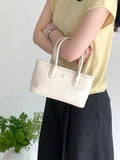 Fashionable Minimalist Tote PU Leather Crossbody Bag