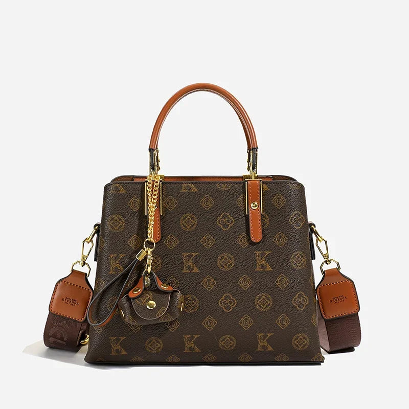 Fashionable Vintage Leather Bag Elegant Crossbody Bag