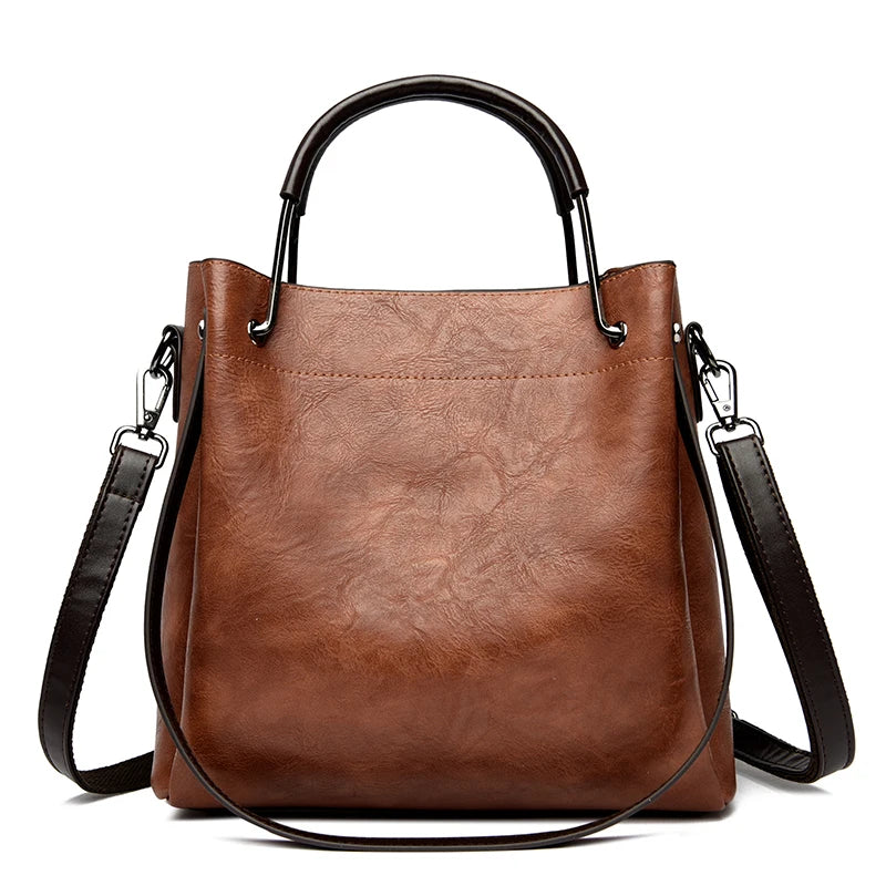 Luxury Handbag Design Big Shoulder Bags Trendy Large Capacity Leather Tote